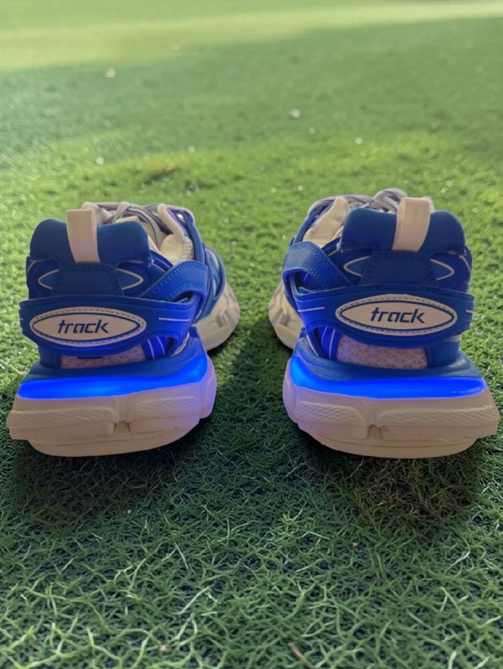Balenciaga Track LED Blue Size M7/W10 New No Box